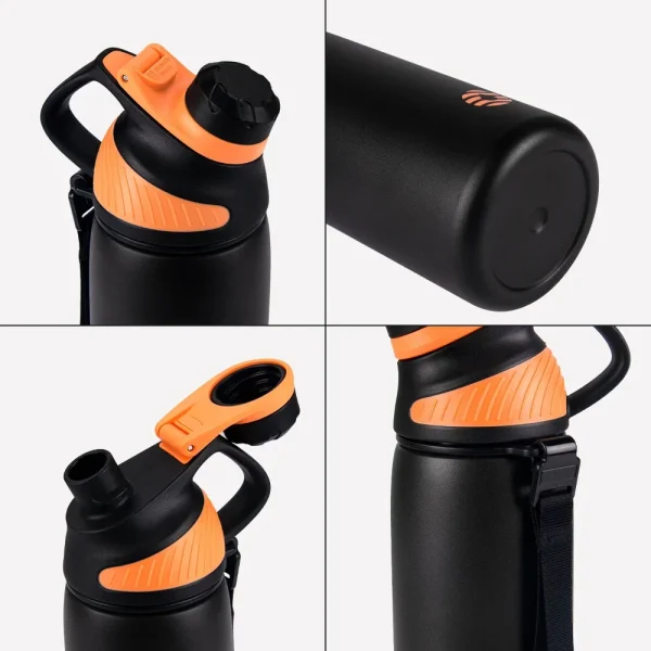 FEIJIAN-Stainless Steel Thermo Bottle with Magnetic Lid, Insulated Vacuum Flask, Outdoor Sport Water Bottle, Keep Cold, 1500ml 6