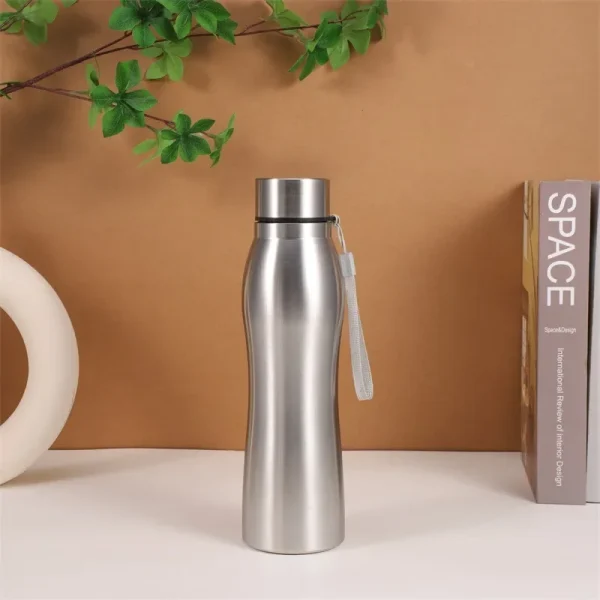 High Quality 1000ml Stainless Steel Sport Water Bottle Single-layer Rugged Water Cup Metal Flask Drinkware Camping Sports Gym 4