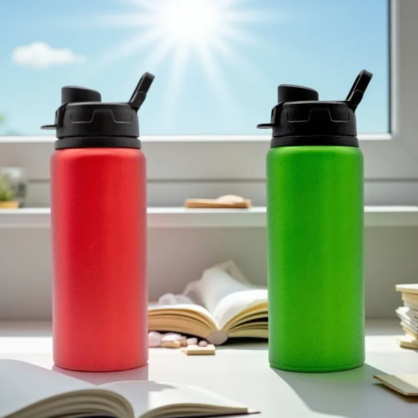20Oz Aluminum Sports Water Bottle Leak Proof Lightweight Canteen BPA Free Design for Cycling Hiking Running Gym Outdoor Use 6