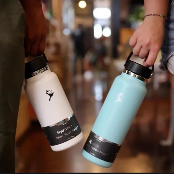 32OZ 40OZ Flask Large Capacity Stainless Steel Space Kettle Outdoor Mountaineering Double-layer Insulated Cup Water Bottle 6