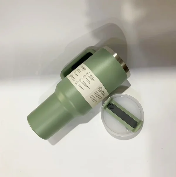 2025 new1.18L 40oz Lids Stainless Steel Thermo Bottle Car Water Cup Insulated Cold Drink Vacuum Cup Travel Thermal Mug For Sport 5
