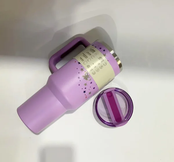 2025 new1.18L 40oz Lids Stainless Steel Thermo Bottle Car Water Cup Insulated Cold Drink Vacuum Cup Travel Thermal Mug For Sport 6