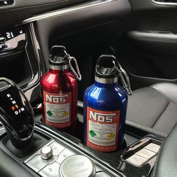 Car Insulation Cup NOS Nitrogen Cylinder Vacuum Stainless Steel Kettle 500ML High-capacity Travel Sports Bottle Water Cup 1