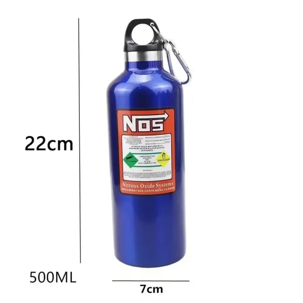 Car Insulation Cup NOS Nitrogen Cylinder Vacuum Stainless Steel Kettle 500ML High-capacity Travel Sports Bottle Water Cup 6