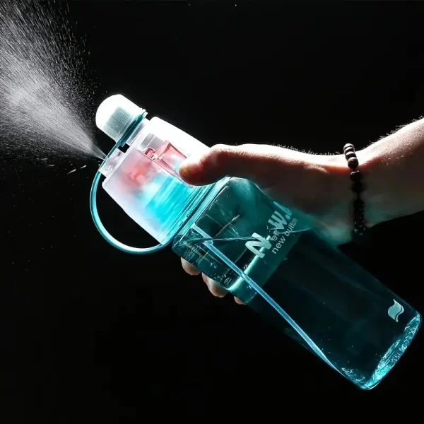 20.3oz Sports Water Bottle Portable Leakproof Spray Water Cup Durable BPA Free Plastic Drinking Jug Outdoor Travel Gym Drinkware 2
