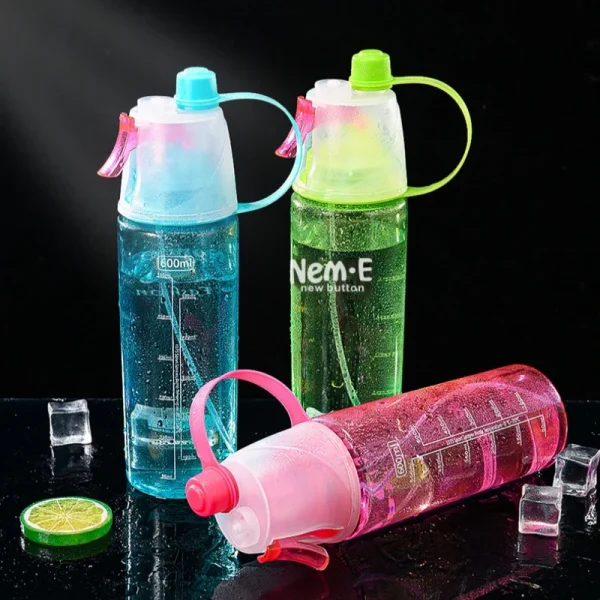 20.3oz Sports Water Bottle Portable Leakproof Spray Water Cup Durable BPA Free Plastic Drinking Jug Outdoor Travel Gym Drinkware 4