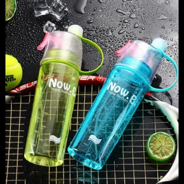 20.3oz Sports Water Bottle Portable Leakproof Spray Water Cup Durable BPA Free Plastic Drinking Jug Outdoor Travel Gym Drinkware 5