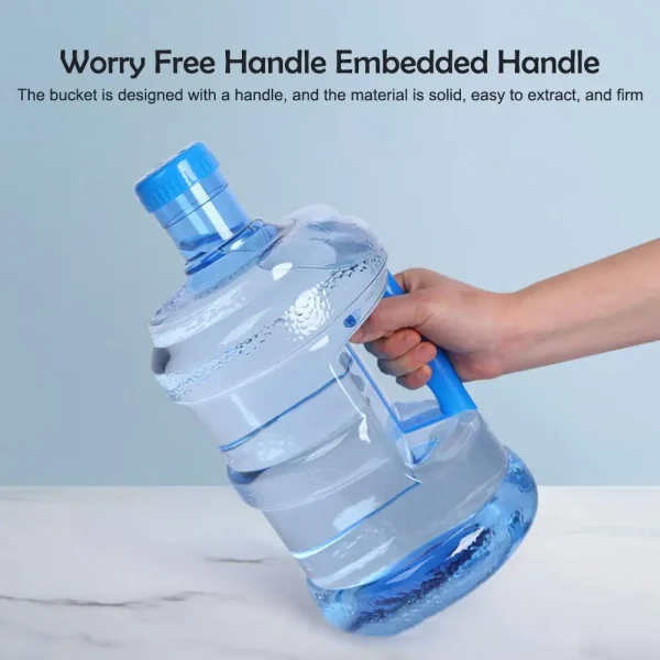 5L 7.5L Thickened PET Water Bottle Jug Reusable Portable Mineral Water Container Outdoor Car Storage Bucket Food Grade Dispenser 2