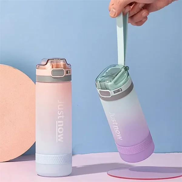 500ml Fashion Water Bottle with Straw BPA Free Portable Outdoor Sport Cute Drinking Plastic Bottles Eco-Friendly Mugs Drinkware 3