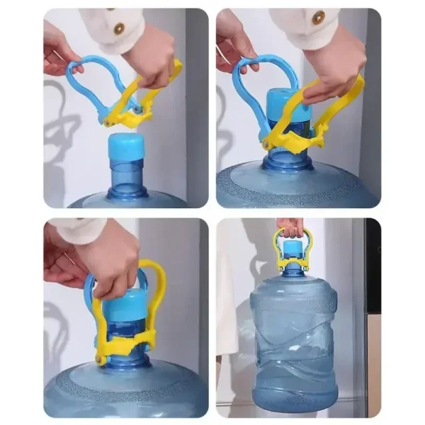 Portable Water Bottle Carrier Lifter 5 Gallon Advanced Ergonomic Drinking Water Bottle Handle Easy to Carry Water Bucket Handle 4