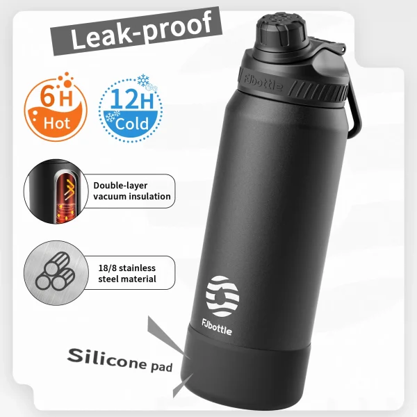 FJbottle 710 Vacuum Flasks Stainless steel thermal water bottle Tumbler Drinkware Keep Cold Thermo bottle 3