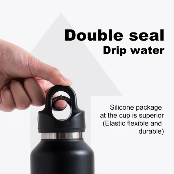 REVOMAX Large Capacity Stainless Steel Thermos Portable Vacuum Flask Insulated Tumbler With No Screw Lid Thermo Bottle 950ml 3