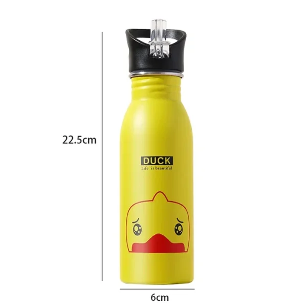 Stainless Steel Portable Cycling Camping Bottle Kettle Water Bottles for Kids Kawaii Drinkware Sport Bottle Cold Water Bottle 5