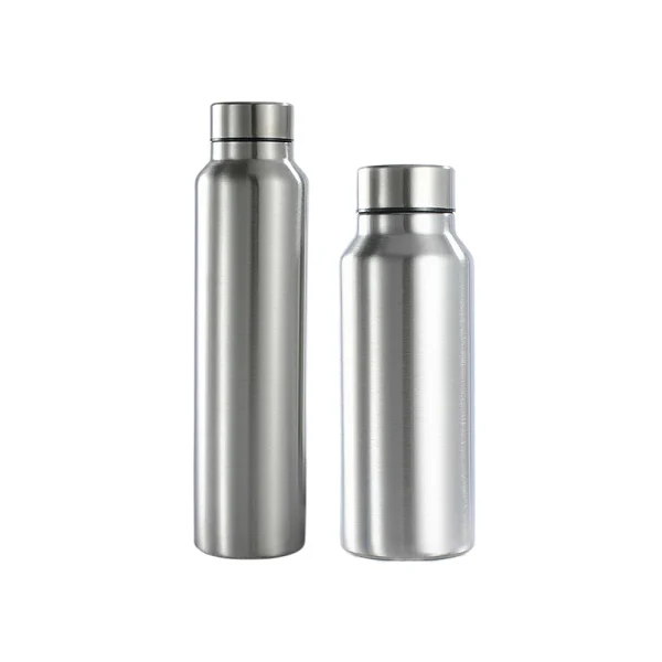 2021 650/1000ml Stainless Steel Sports Water Bottle Thermos Mug Leak_Proof Thermosmug Single Wall Vacuum Camping Gym Metal Flask 2