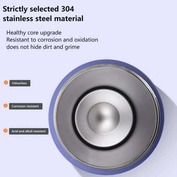 304 Stainless Steel Vacuum Insulated Sports Water Bottle with Straw & Handle - BPA-Free Thermal Mug for Hot/Cold Drinks, Outdoor 6