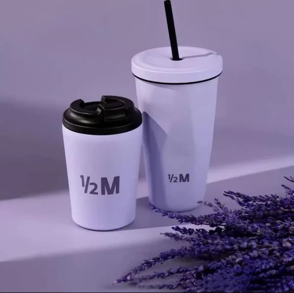 Wholesale coffee cup Insulated cup stainless steel coffee cup insulated water hot and cold＆ice drink leak proof cup 1