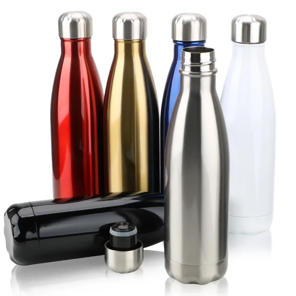 BPA Free Thermos Cola Water Beer Thermos Double-Wall Insulated Vacuum Flask Stainless Steel Water Bottle for Sport Bottles 500ml 3