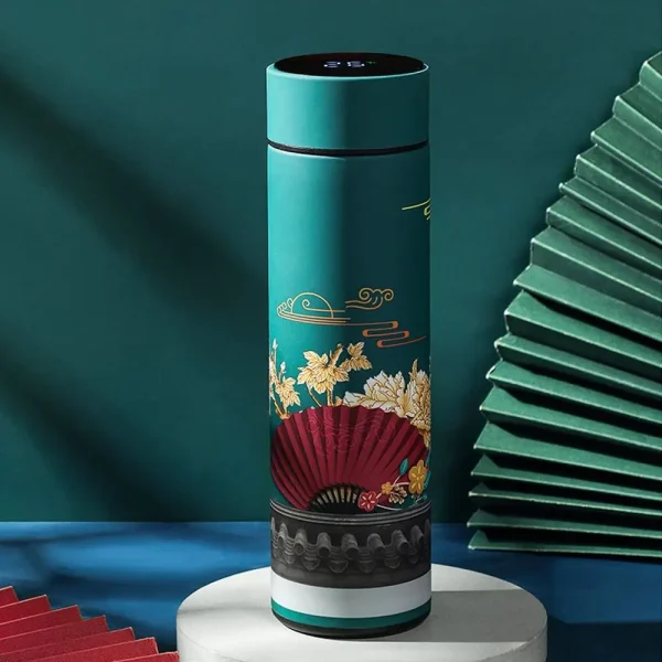 500ML Intelligent Stable Steel Thermos Bottle Temperature Display Water Bottle Vacuum Flares Coffee Cup Gifts Chinese Style 3