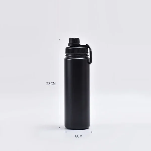 750ml Insulated Cup Stainless Steel Sports Bottle American Water Bottles with Lid Portable Vacuum Leakproof Outdoor Hiking Cups 6