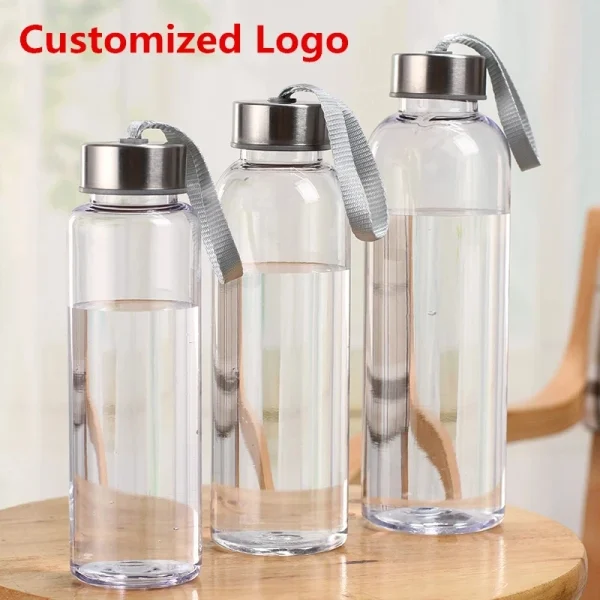 Sports Water Bottles Portable 550ML Personalized Outdoor Safety Plastic Drinking Cup Business Use Birth Gift Customized Logo 2