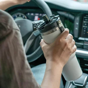 Tyeso Coffee Cup Stainless Steel Thermos Bottle Double-layer Insulation Cold And Hot Travel Mug Vacuum Flask Car Water Bottle 1