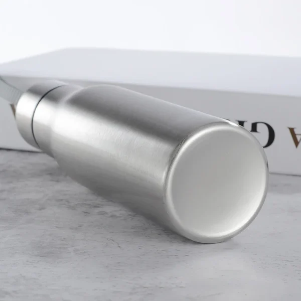 500ml/1000ml Stainless Steel Sport Water Bottle Single-layer Rugged Water Cup Travel Camping Sports Drink Bottles Drinkware 4