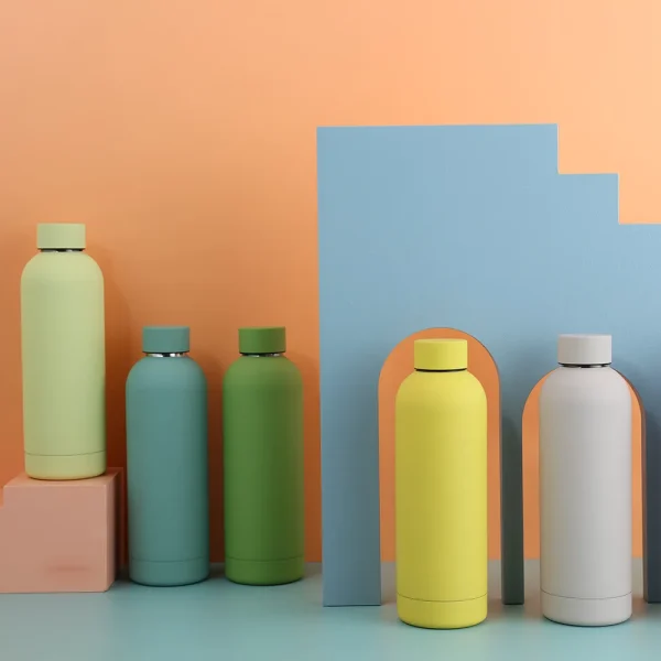 500ml Stainless Steel Insulated Mug Double Wall Vacuum Tumbler Office Home Insulated Coffee Cup Sports Water Bottle 2