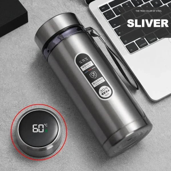 500ML-1Liter Stainless Steel Thermos Bottle with LED Temperature Display Sus304 Tea Water Bottle Vacuum Flask Portable Cups 1