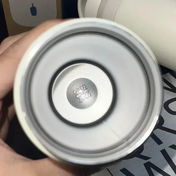 500ml Blue Bottle Thermos Day off Tumbler Stainless Steel Water Bottle Leak-Proof Coffee Cup INS Travel Thermal Vacuum Cup17oz 5