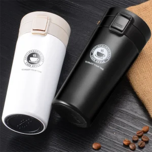 380/510ML Coffee Cup Stainless Steel Thermo Bottle Car Thermal Cup Outdoor Sports Vacuum Flask Keeps Cold and Heat Thermal Mug 1