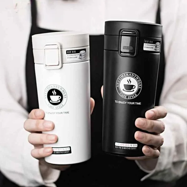 380/510ML Coffee Cup Stainless Steel Thermo Bottle Car Thermal Cup Outdoor Sports Vacuum Flask Keeps Cold and Heat Thermal Mug 2