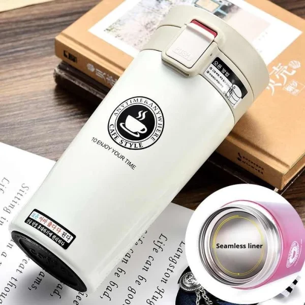 380/510ML Coffee Cup Stainless Steel Thermo Bottle Car Thermal Cup Outdoor Sports Vacuum Flask Keeps Cold and Heat Thermal Mug 6
