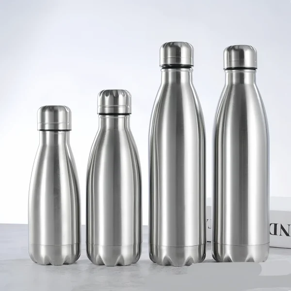 Stainless Steel Water Bottle Drink Bottle for Cycling Sport Travel Cups Leakproof Portable Water Bottles 500 750 1000ml Gym Cup 1