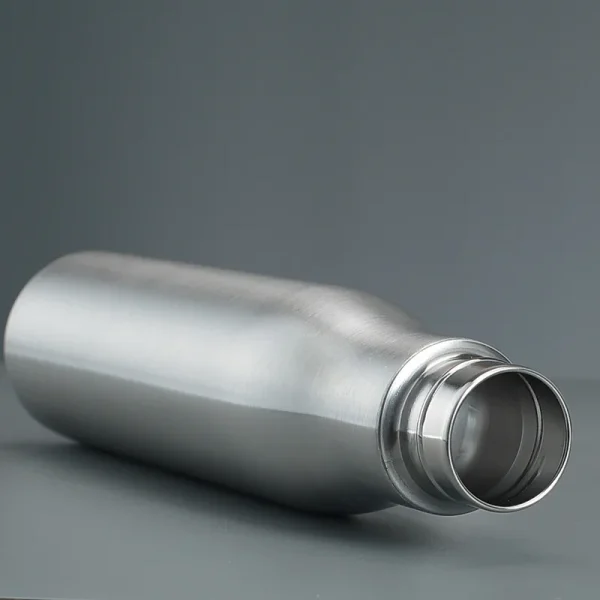 1pc 750ml/1000ml Stainless Steel Water Bottle, Large Capacity Portable Sports Bottles For Outdoor Camping Hiking Travel 6