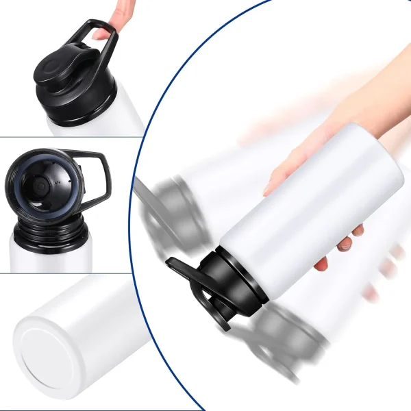 Portable Aluminium Water Bottle Bicycle Riding Drinking Water Bottle Outdoor Sport Travel Mug Metal Stainless Steel Bottle 2