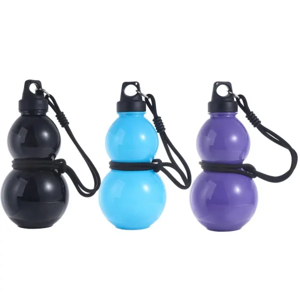 Taoism Chinese Style Gourd Water Bottle Large Capacity Vintage Water Cup 800ML Sticker DIY Drink Bottle Sport 3