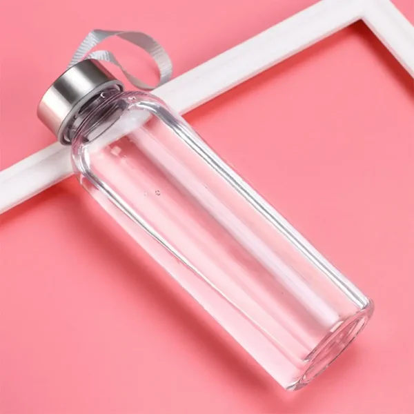 300/400/500ML Portable Sports Plastic Water Bottle Practical Water Cup Drinking Bottle Transparent Handy Cup For Outdoor Sports 2
