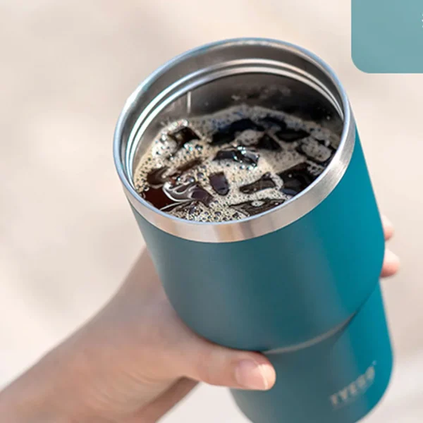 Tyeso Stainless Steel Coffee Cup Cold And Hot Double-layer Insulated Cup Tumbler Thermo Water Bottle Car Travel Mug Vacuum Flask 3