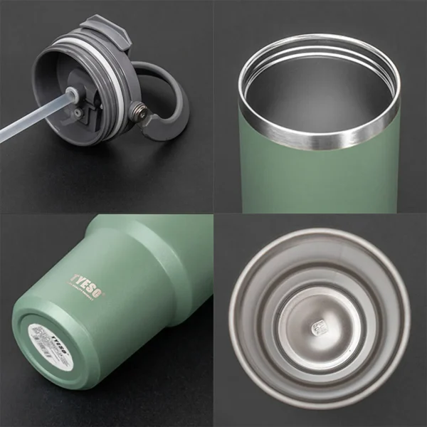 Tyeso Stainless Steel Coffee Cup Cold And Hot Double-layer Insulated Cup Tumbler Thermo Water Bottle Car Travel Mug Vacuum Flask 5