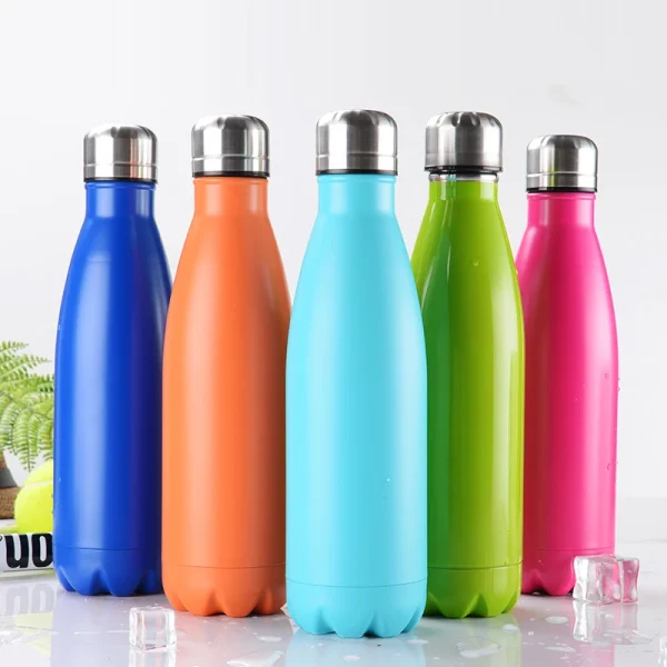 750/500ml Solid Insulated Bottle Stainless Steel Jug with Lid Large Capacity Ice Coffee Cup Portable Travel Home Summer Gift 2