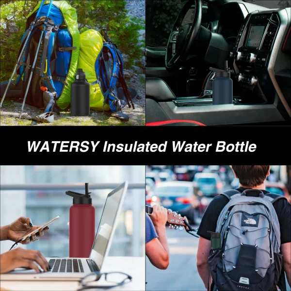 450/950ml Stainless Steel Thermal Bottle Double Wall Vacuum Sports Water Bottle Large Capacity Insulated Cup Keep Cold Tumbler 3