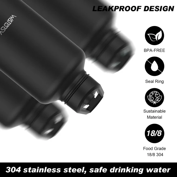 450/950ml Stainless Steel Thermal Bottle Double Wall Vacuum Sports Water Bottle Large Capacity Insulated Cup Keep Cold Tumbler 4