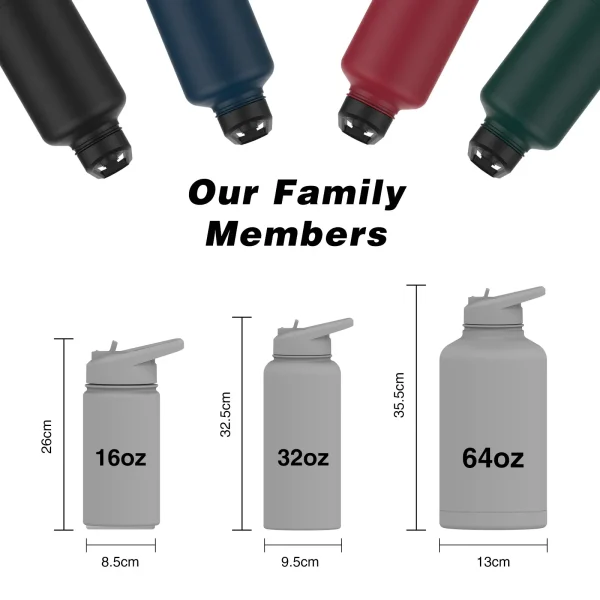 450/950ml Stainless Steel Thermal Bottle Double Wall Vacuum Sports Water Bottle Large Capacity Insulated Cup Keep Cold Tumbler 6