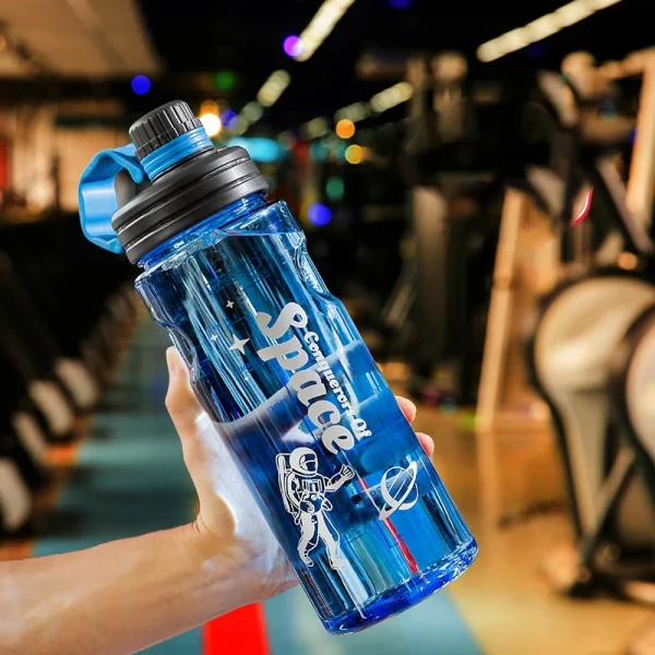 1100ML-3000ML Large Capacity Water Bottle with Straw Outdoor Portable Sports Water Bottle Summer Fitness Plastic Water Bottle 3