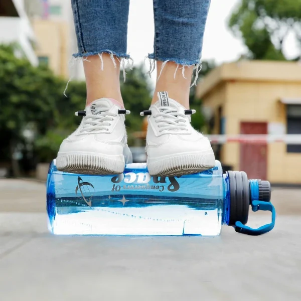 1100ML-3000ML Large Capacity Water Bottle with Straw Outdoor Portable Sports Water Bottle Summer Fitness Plastic Water Bottle 4