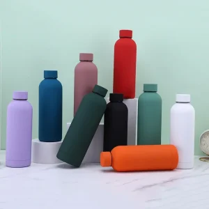 Vacuum Insulated Bottle 304 Stainless Steel Mini Thermos Large Capacity American Style Jug Frosted Outdoor Sports Water 1