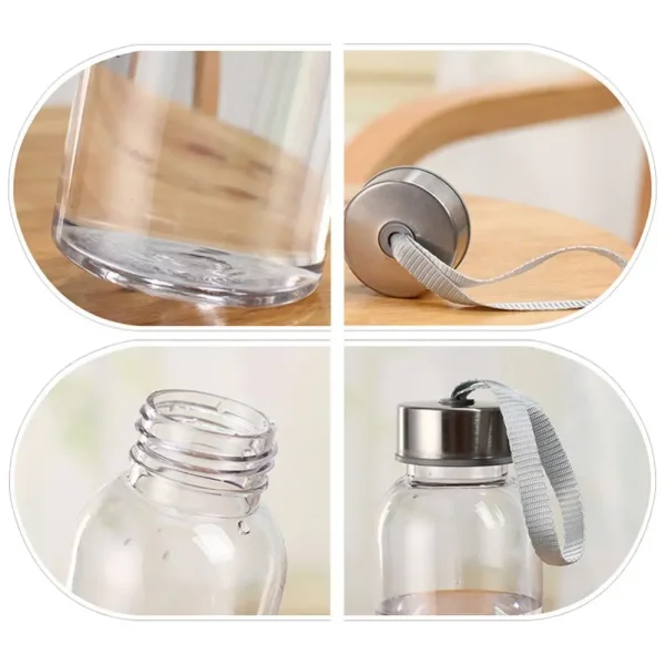 New 300/400/500ML Portable Plastic Water Cup Drinking Bottle for Outdoor Sports 4