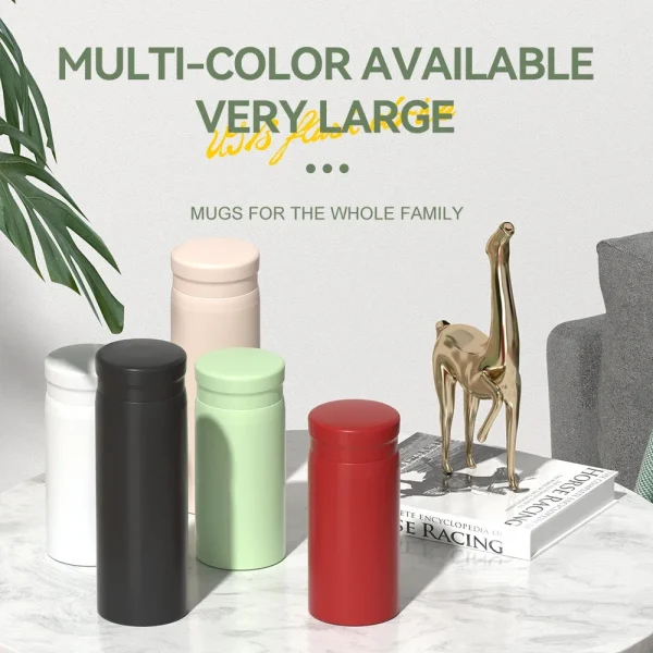 200ml Mini Stainless Steel Thermal Bottle Insulated Cup 316 Vacuum Portable Travel Mug for Girls 2