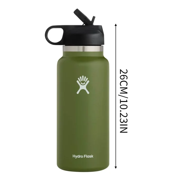 Keep Hot And Cold Thermos Bottle With Straws Stainless Steel Insulated Bottles Vacuum Flask Sports Water Cups Large Insulated Cu 6