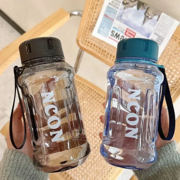 1.1L Plastic Cups, Space Cups, Sports and Fitness Outdoor Summer Water Bottles, Large-capacity Water Bottles 1